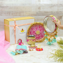 Load image into Gallery viewer, Mint & Rani Gift Box for Karwa Chauth (Set of 10)