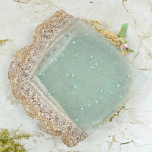 Load image into Gallery viewer, Beautiful Blue Beaded Thali Cover