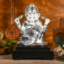 Load image into Gallery viewer, Silver Ganesha Idol