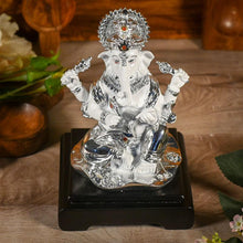 Load image into Gallery viewer, Silver Ganesha Idol