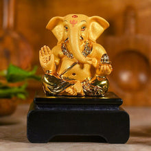 Load image into Gallery viewer, Golden Ganesha Idol