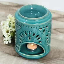 Load image into Gallery viewer, Teal Blue Designer Aroma Diffuser