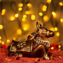 Load image into Gallery viewer, Agraj Brass Nandi Bull