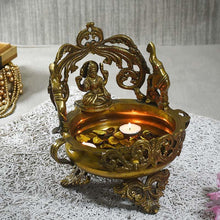 Load image into Gallery viewer, Antique Laxmi Brass Urli