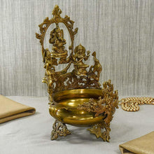 Load image into Gallery viewer, Antique Laxmi Ganesh And Saraswati Urli
