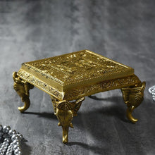 Load image into Gallery viewer, OM Design Brass Chowki