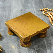 Load image into Gallery viewer, Wooden Pooja Chowki