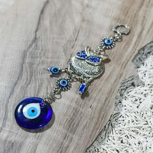 Load image into Gallery viewer, Feng Shui Vastu Evil Eye Owl Hanging for Wall/Door/Car