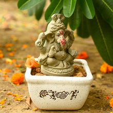 Load image into Gallery viewer, 6INCH Eco-Friendly Clay Ganpati⎮Plant-A-Ganesha