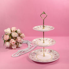 Load image into Gallery viewer, Flora 3 Tier Dessert Platter