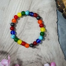 Load image into Gallery viewer, Polychromic Chakra Bracelet