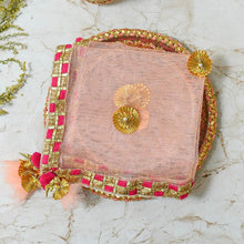 Load image into Gallery viewer, Beautiful Peach Thali Cover