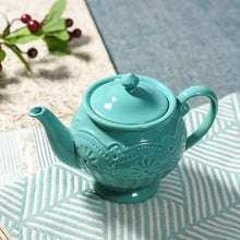 Load image into Gallery viewer, Turquoise Vintage Tea Pot