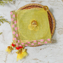 Load image into Gallery viewer, Tuscan Yellow Thali Cover