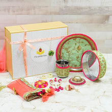 Load image into Gallery viewer, Majestic Mint Karwa Chauth Gift Box
