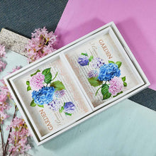 Load image into Gallery viewer, Floral Wooden Serving Tray Set Of 3