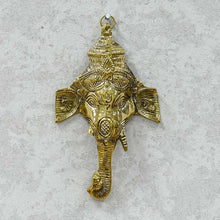 Load image into Gallery viewer, Antique Ganesha Wall Hanging Mask