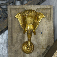 Load image into Gallery viewer, Antique Brass Wall Hanging Ganesha With Bell