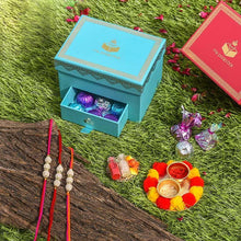 Load image into Gallery viewer, Suave Handcrafted Set of 3 Rakhi Box