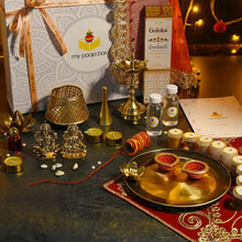 Load image into Gallery viewer, Majestic Gold Diwali Gift Box