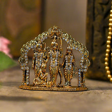 Load image into Gallery viewer, Mesmerising Zarkan Diamond Engraved Ram-Darbar Idol