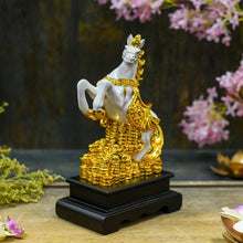 Load image into Gallery viewer, Gold Saddled Horse with Coins