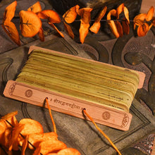 Load image into Gallery viewer, Vintage Handcrafted Palm Leaf Shrimad Bhagvad Gita Scroll