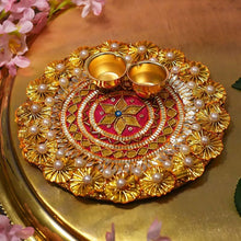 Load image into Gallery viewer, Gota Patti Puja Thali
