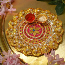 Load image into Gallery viewer, Gota Patti Puja Thali
