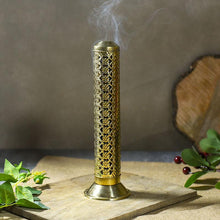 Load image into Gallery viewer, Stunning Floral Brass Agarbatti Stand