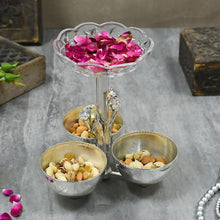 Load image into Gallery viewer, Exquisite Swarovski Silver Plated Dry Fruit Platter