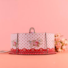Load image into Gallery viewer, Vintage Polka Cake Box