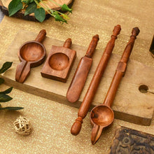 Load image into Gallery viewer, Handmade Sruva/Wooden Spoon Set for Yagna