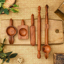 Load image into Gallery viewer, Handmade Sruva/Wooden Spoon Set for Yagna
