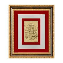 Load image into Gallery viewer, 24K Gold Foil Panchmukhi Ganesha Card Frame