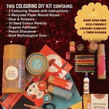 Load image into Gallery viewer, The Lakshmi - Ganesha Colouring DIY Kit