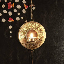 Load image into Gallery viewer, Handcrafted 3-Chandramala T-light Holder