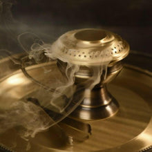 Load image into Gallery viewer, Handcrafted Brass Chirag Dhuni/Fumer with Tong