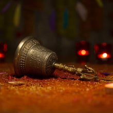 Load image into Gallery viewer, Antique Brass Bell Large