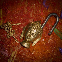 Load image into Gallery viewer, Handcrafted Brass Buddha lock