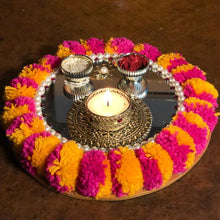 Load image into Gallery viewer, Pom-Pom Pooja Thali