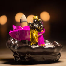 Load image into Gallery viewer, Radha Krishna Backflow Incense Burner
