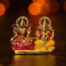Load image into Gallery viewer, Sitting laxmi ganesha Statue