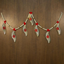 Load image into Gallery viewer, Elegant Silvery Leaf Toran for Home Decor