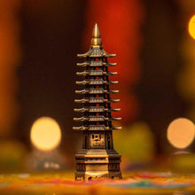 Load image into Gallery viewer, Feng Shui Metal Pagoda Tower for Success