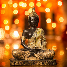 Load image into Gallery viewer, Handcrafted Meditating Sitting Buddha Idol for Living Room