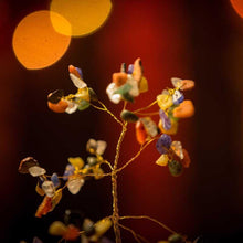 Load image into Gallery viewer, Feng Shui Multi Color Healing Gemstone Crystal Bonsai Fortune Tree