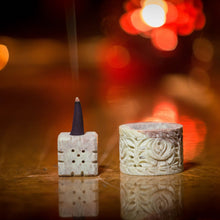 Load image into Gallery viewer, Nifty Multipurpose Rose Marble Incense Stick Holder