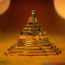 Load image into Gallery viewer, Brass Shri Meru Yantra for Prosperity and Success