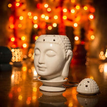 Load image into Gallery viewer, Calm Ceramic Buddha Head Aroma Diffuser